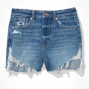 AE Highest Waist Denim Mom Shorts